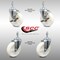 Service Caster 5 Inch SS Nylon Wheel Swivel 10mm Threaded Stem Caster Brakes SCC, 2PK SCC-SSTS20S514-NYS-M1015-2-TLB-2 - alternate 1